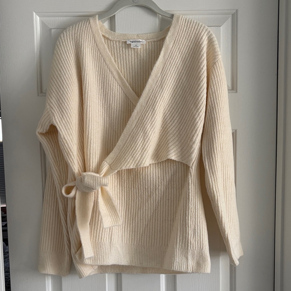 Ingrid & Isabel Maternity and Nursing Wrap Sweater